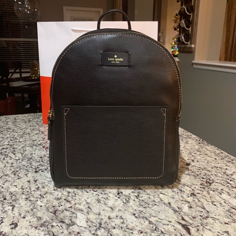 NWT Authentic Kate Spade Emily Leather Backpack - Picture 6 of 8